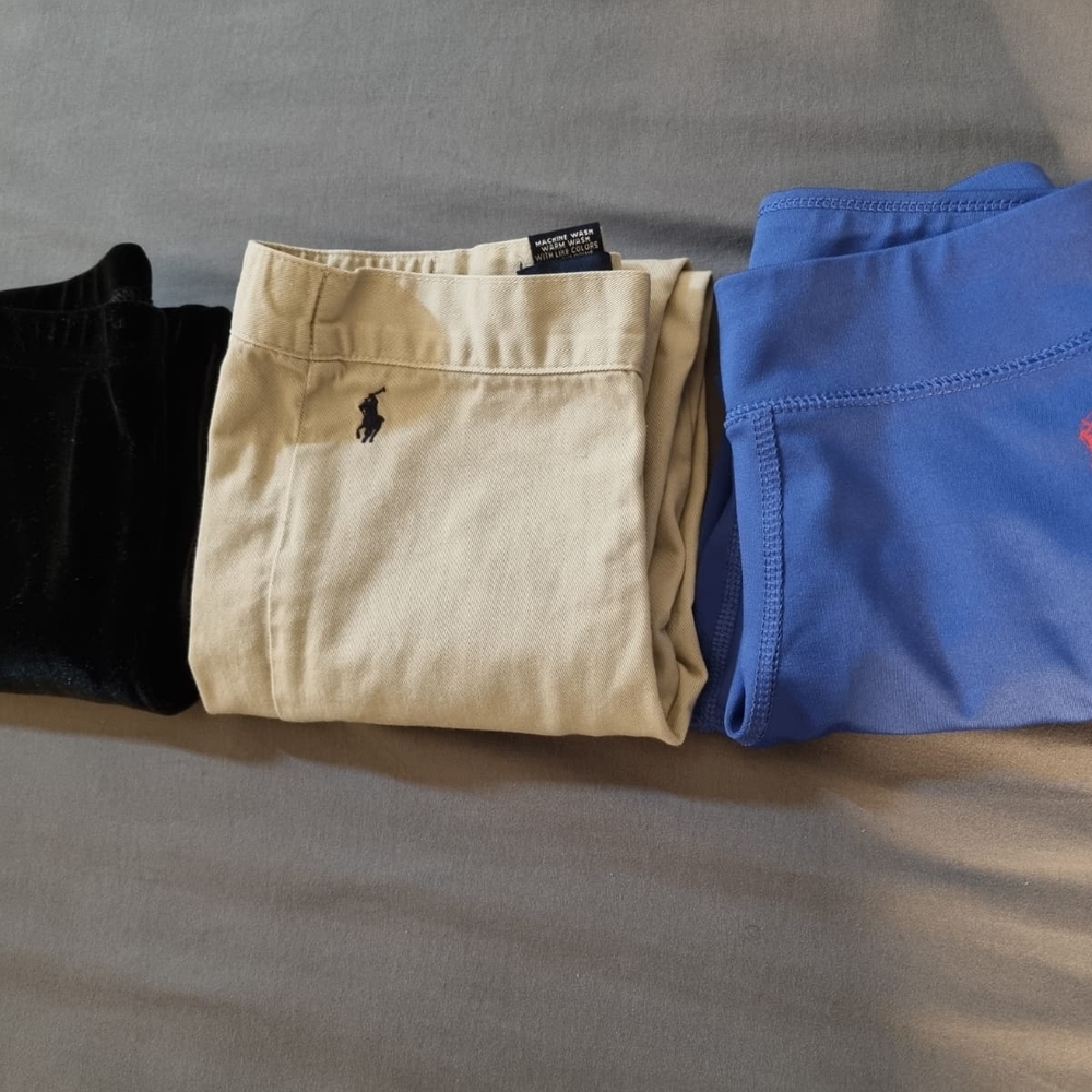 Polo by Ralph Lauren Kids' Beige Chino/ Velvet/ Track pants